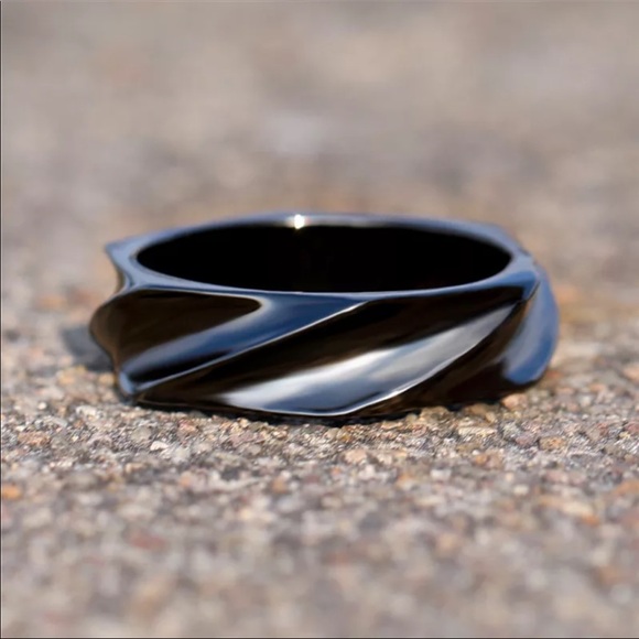 New Unisex Simple Minimalist Party Ring Vintage - Picture 5 of 6